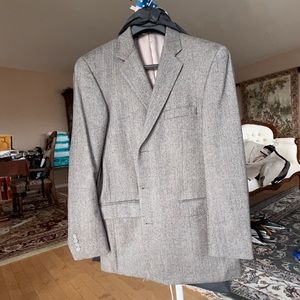 Stafford Brown/Tan Wool Suit Jacket